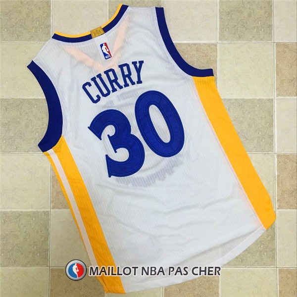 Maillot Enfant Curry Golden State Warriors 30 Blanc